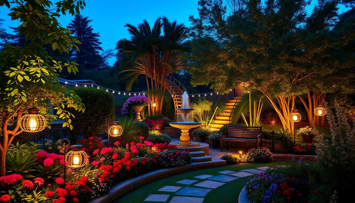 Les fondamentaux de l'&eacute;clairage de jardin