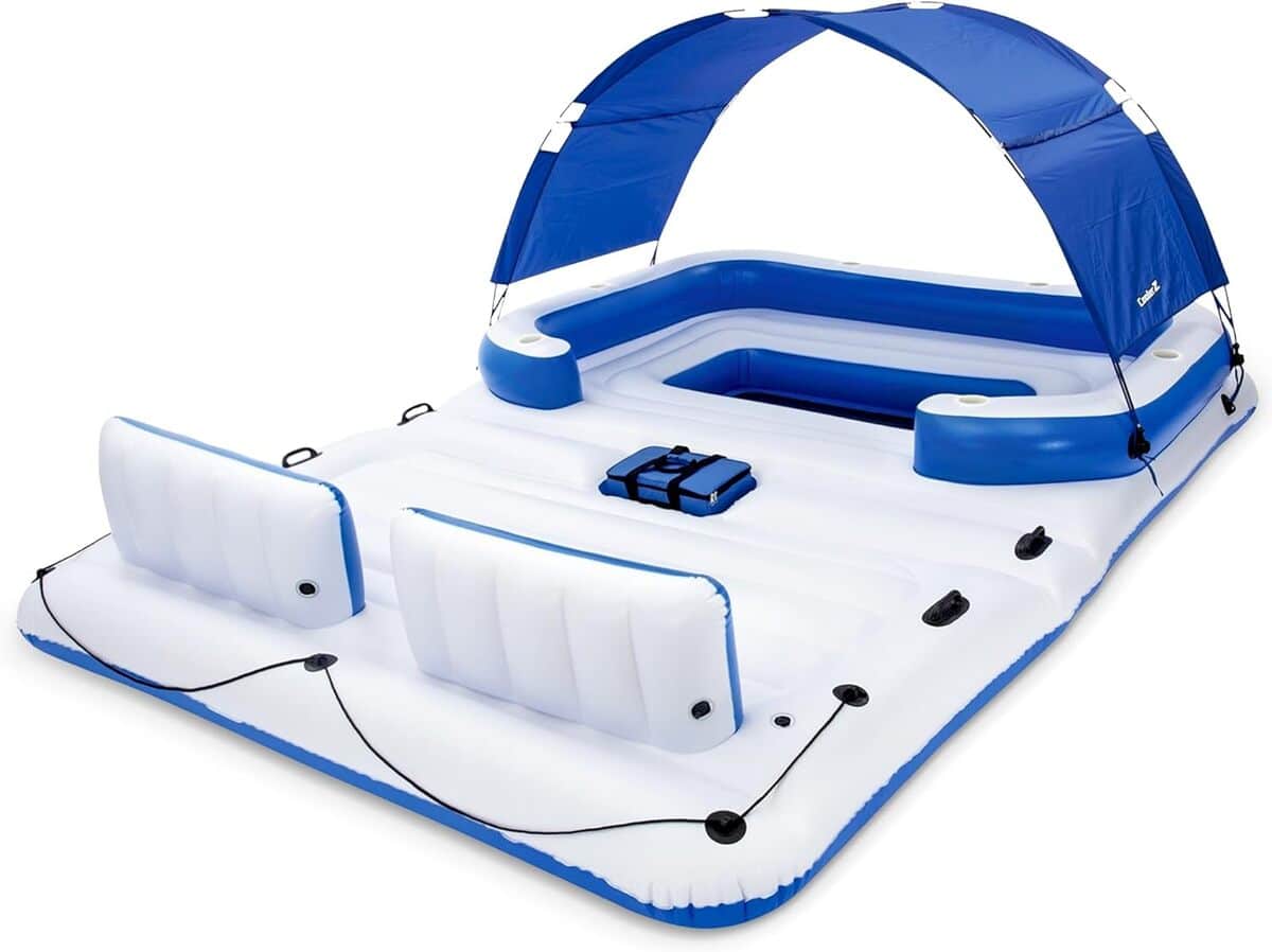 Test : bestway Hydro-Force Tropical Breeze chaise longue gonflable 6 personnes