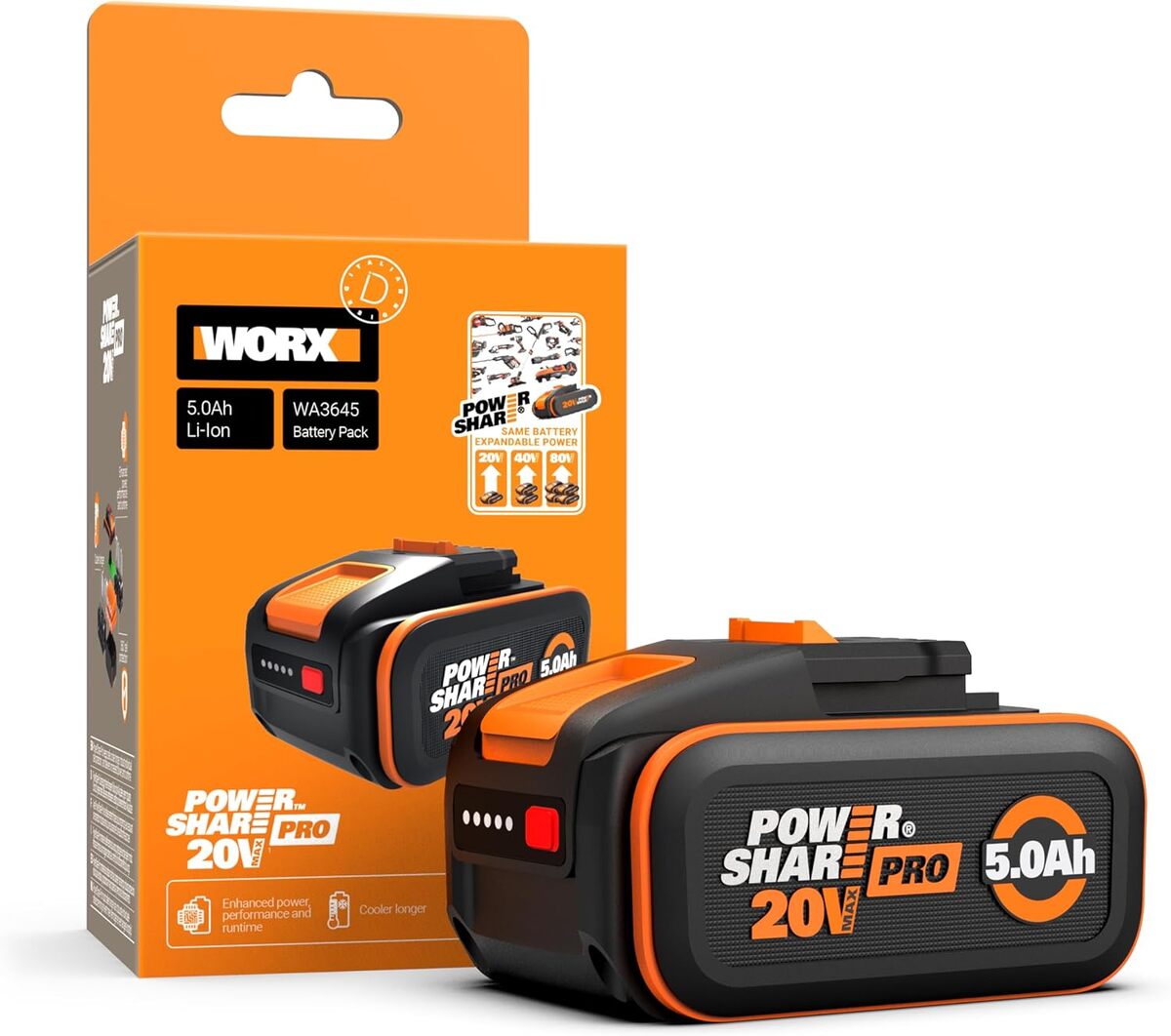 Test de la batterie WORX Powershare Pro 20V : performance et longévité