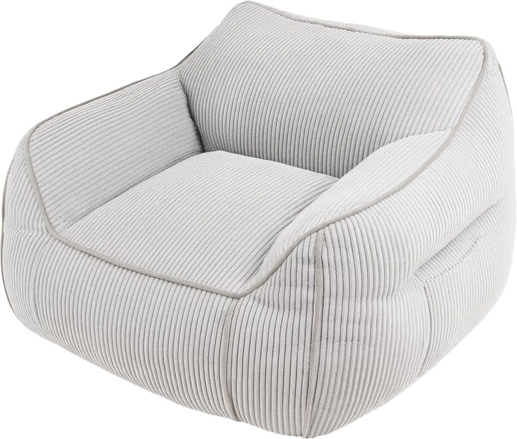 Test du pouf Bananair : confort et élégance en velours côtelé