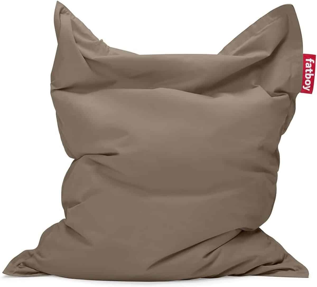 Test du pouf stonewashed Fatboy The Original taupe 180x140 cm