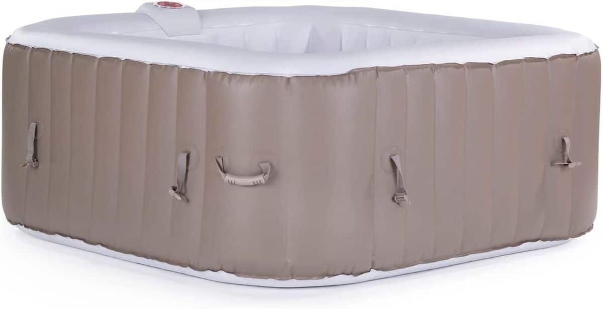Test du spa gonflable Monac 6 places taupe/crème d'Habitat et Jardin