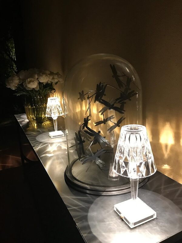 Kartell Battery, Lampe de Table, Cristal