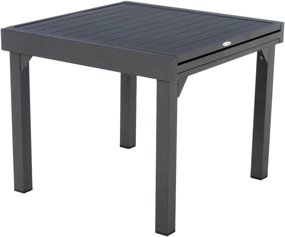Test de la table extensible Piazza Graphite Hespéride