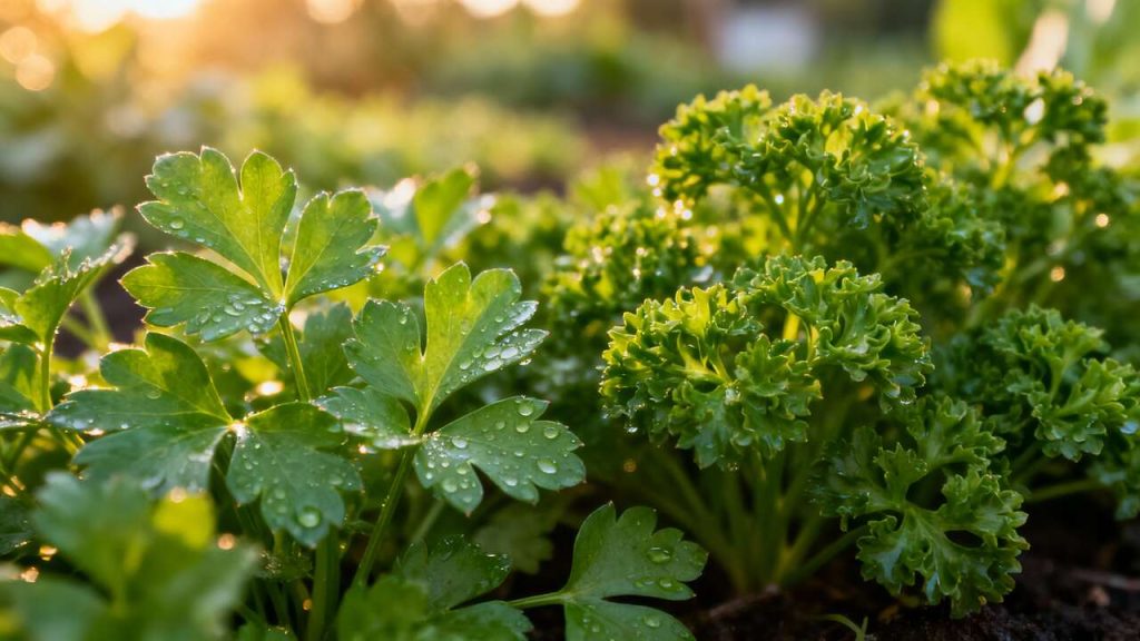 Persil plat ou frisé : critères de choix pour votre potager