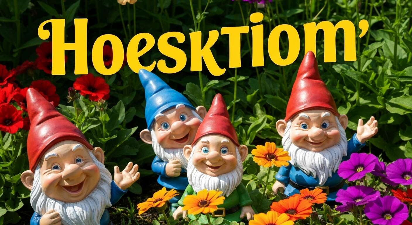 Nains de jardin humoristiques : un choix audacieux