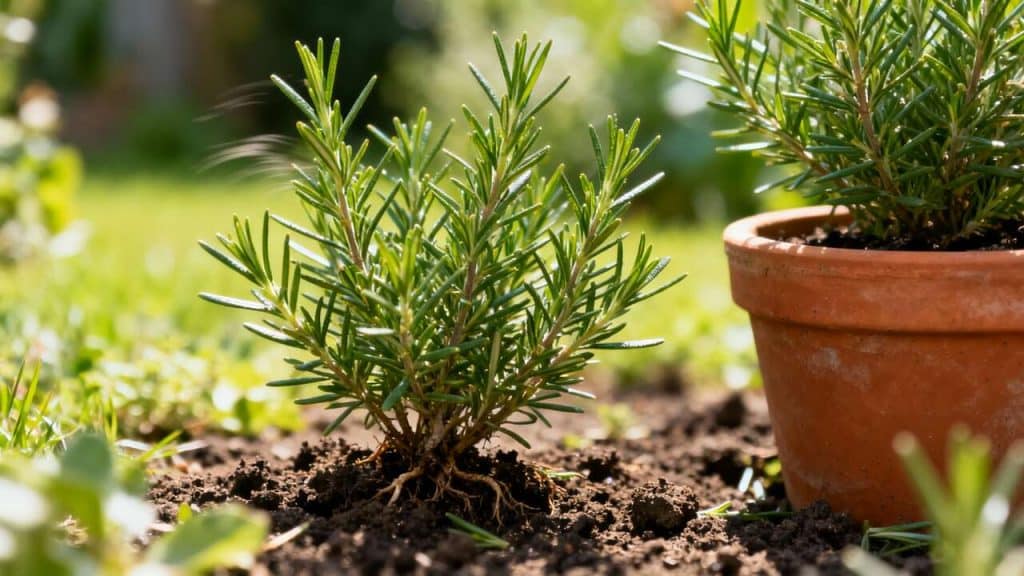 Romarin en pleine terre ou en pot : techniques de culture