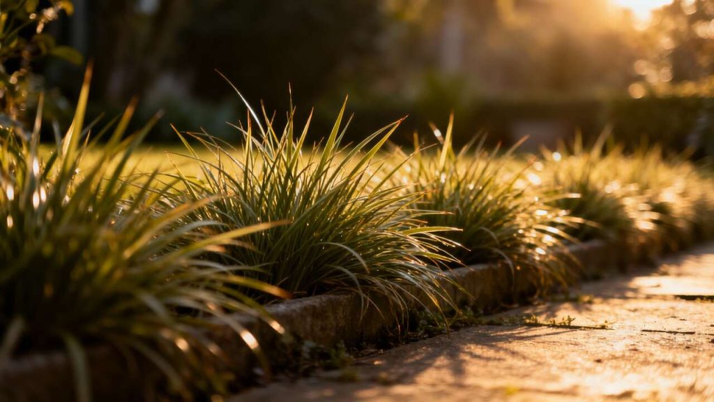 Créer une bordure élégante avec des graminées basses