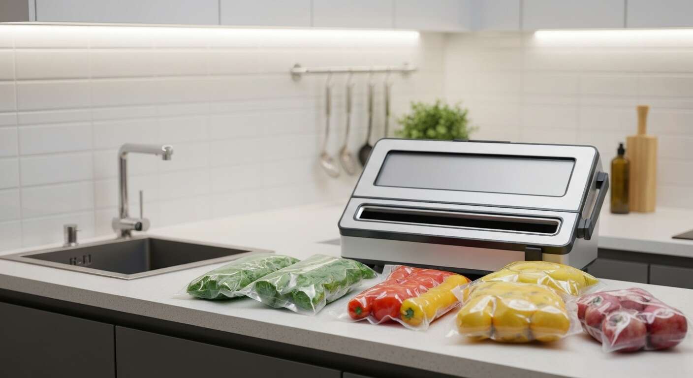 Pr&eacute;paration des aliments avant mise sous vide