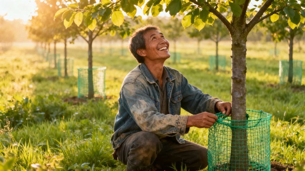 Protection des jeunes arbres contre les nuisibles : stratégies efficaces