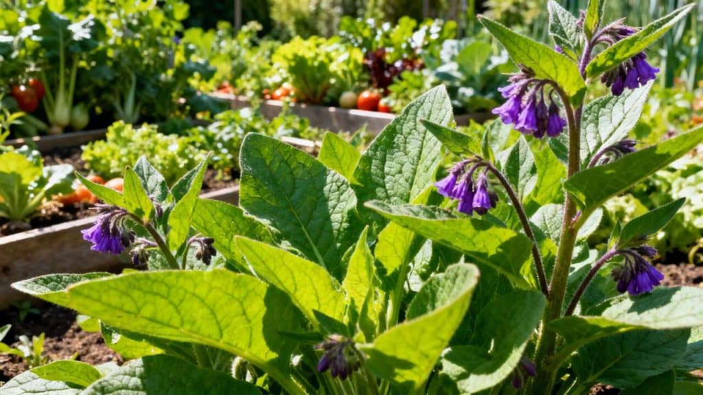 La consoude au potager : utilisation en tant que fertilisant naturel