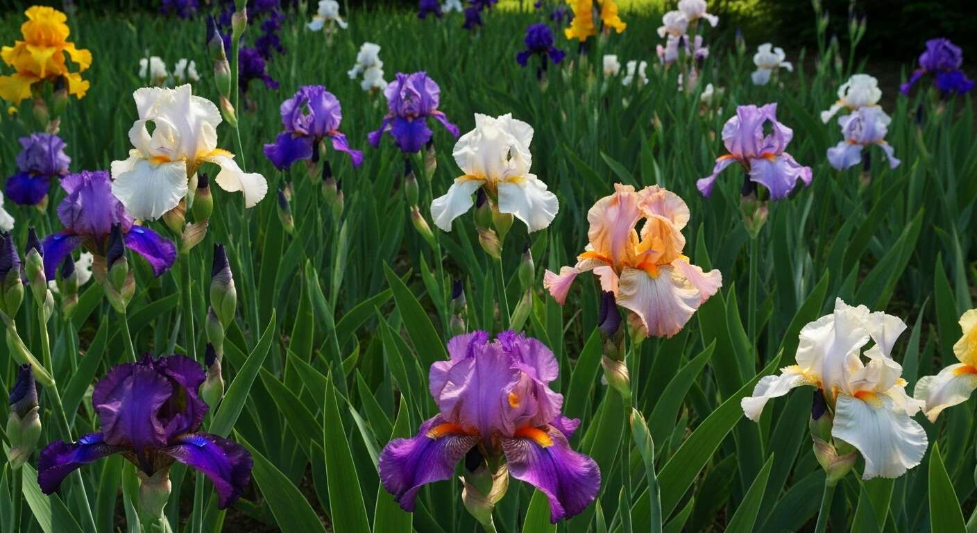 Plantation des iris barbus : les &eacute;tapes cl&eacute;