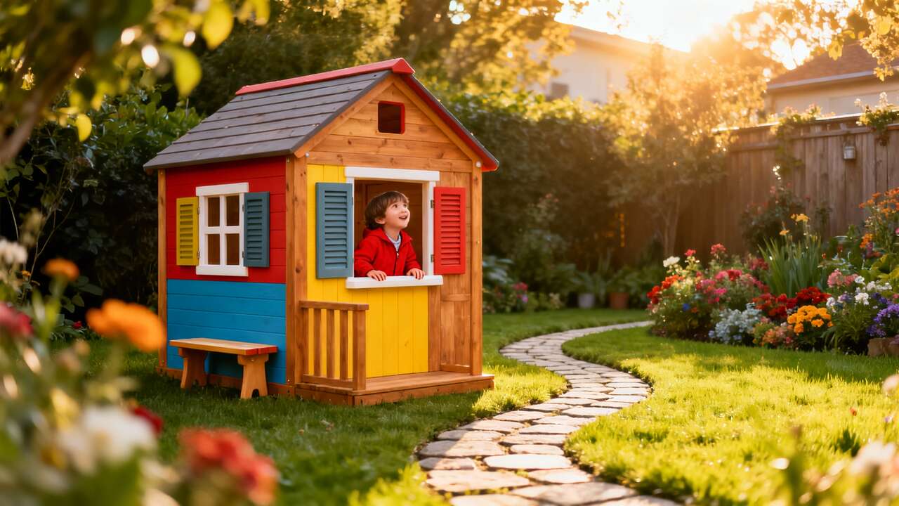 Cabanes de jardin pour enfants : sécurité et amusement en extérieur