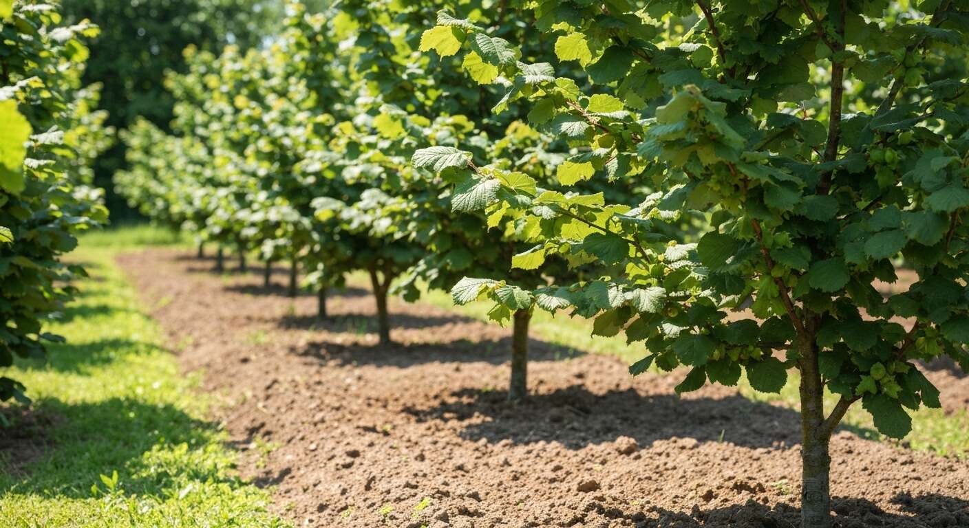 Pr&eacute;parer le sol pour la plantation des noisetiers