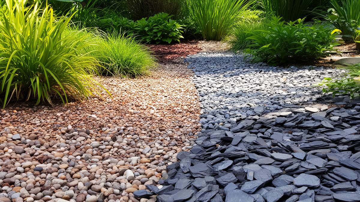 Les diff&eacute;rents mat&eacute;riaux de paillage min&eacute;ral disponibles