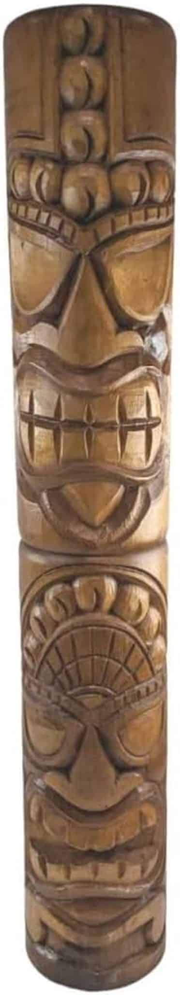 Avis sur la sculpture totem tiki Coco Papaya 100 cm bois