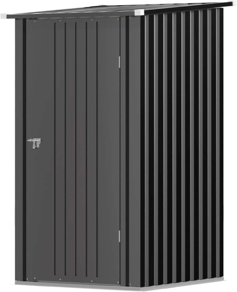 Test de l'abri de jardin Triumphkey 95x98 cm noir étanche