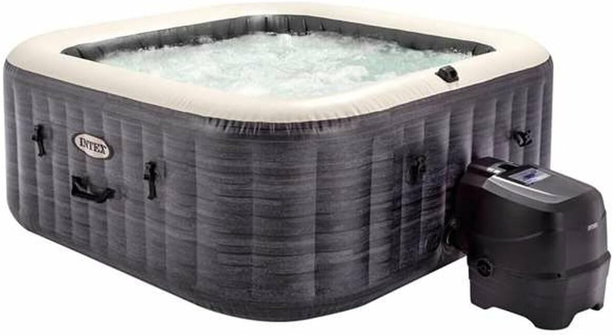 Test du Pure Spa Bulles Ardoise Intex 28450EX : détente à 4