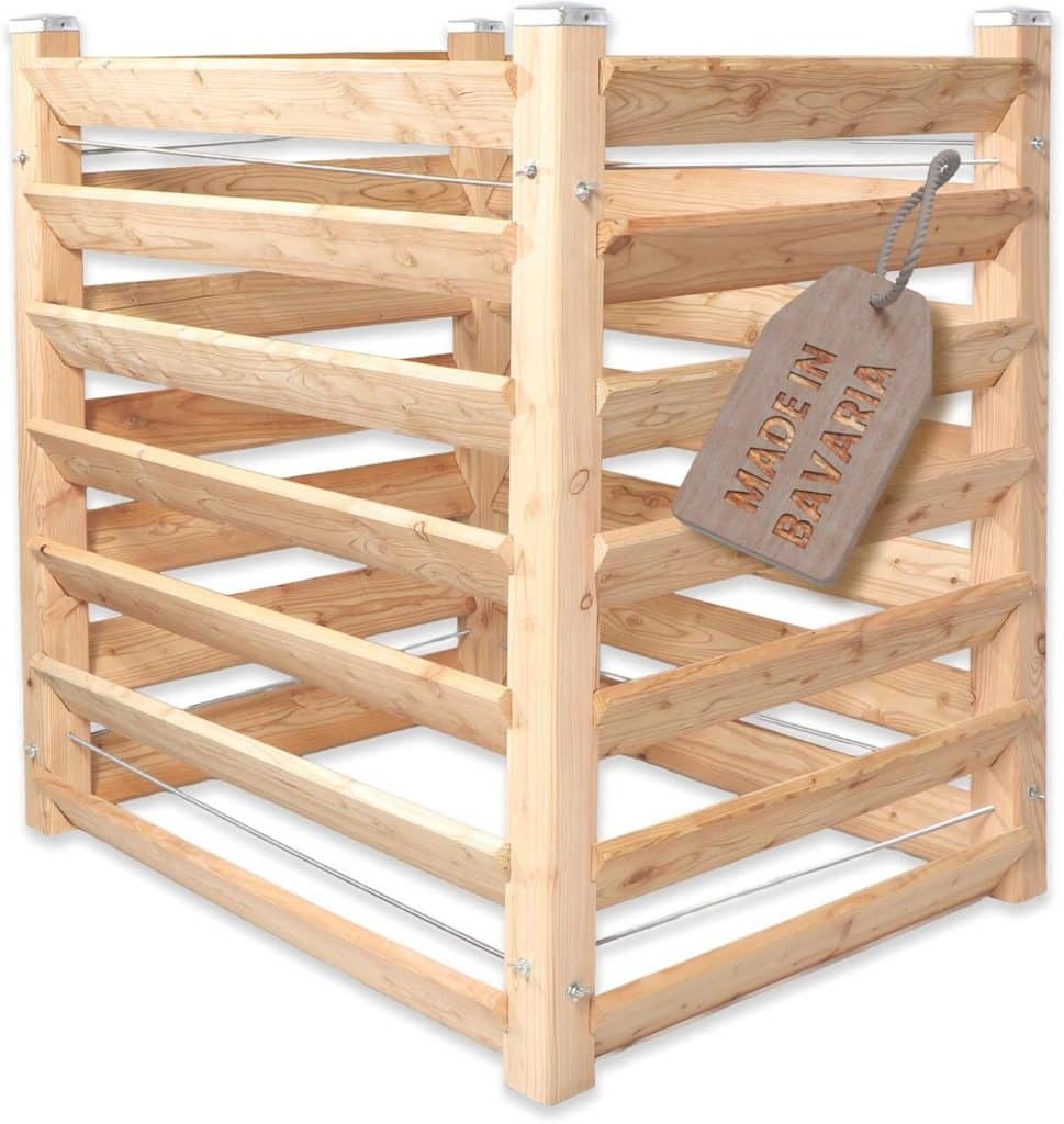 Test du composteur Riegelsberger en bois de mélèze