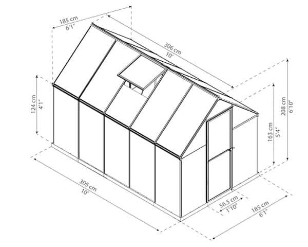Découvrez notre avis détaillé sur la serre Mythos 6x10 de Canopia by Palram : caractéristiques, installation, qualité et conseils pour un jardinage optimal sous serre