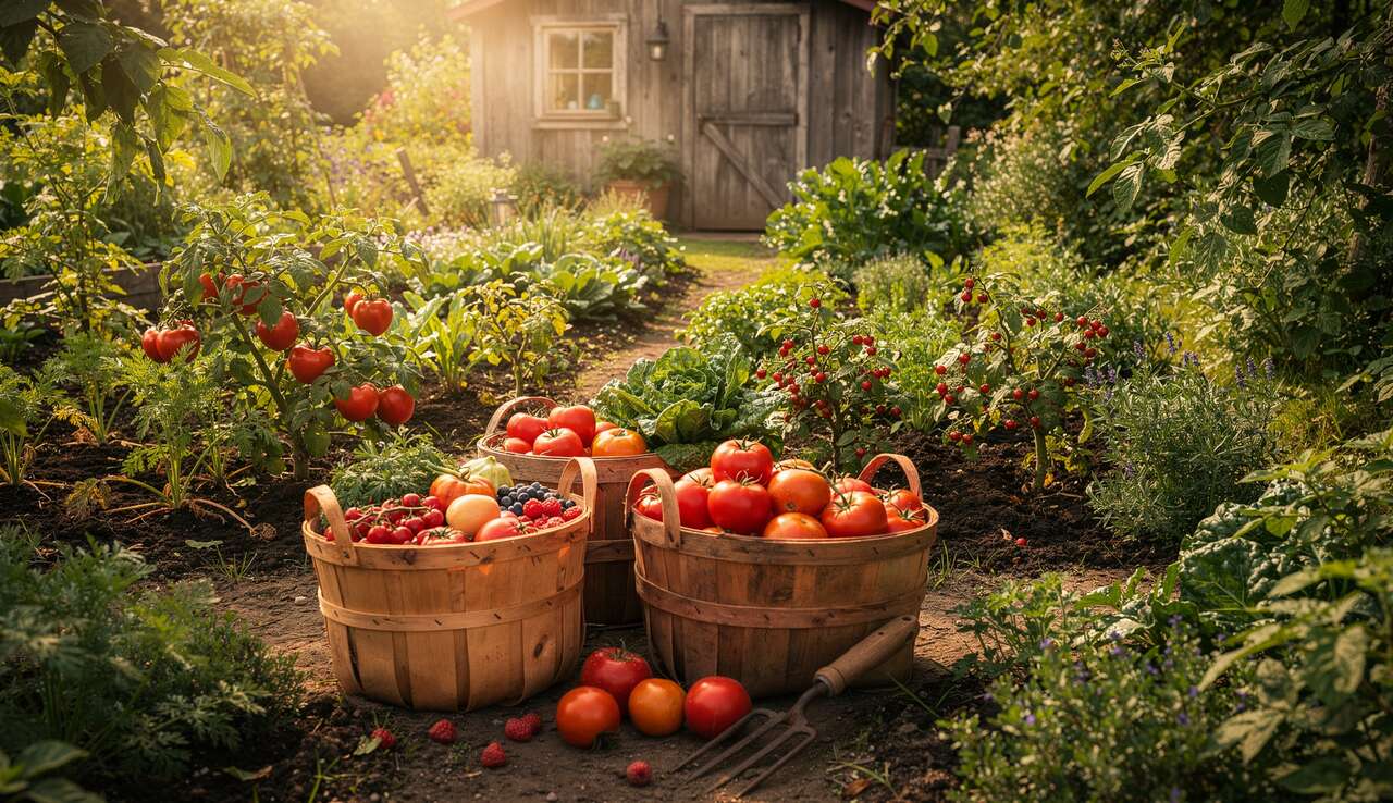 R&eacute;colter et conserver les produits du potager