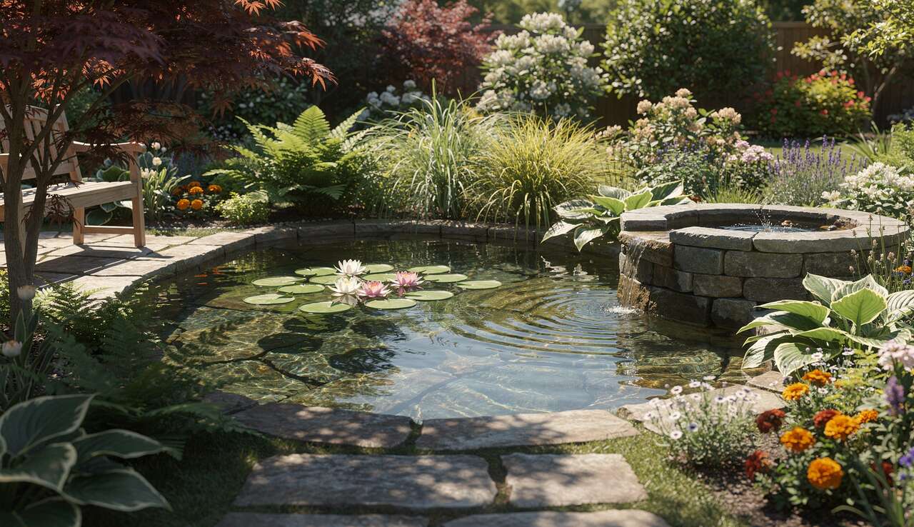 Int&eacute;grer des &eacute;l&eacute;ments d'eau pour plus de fra&icirc;cheur