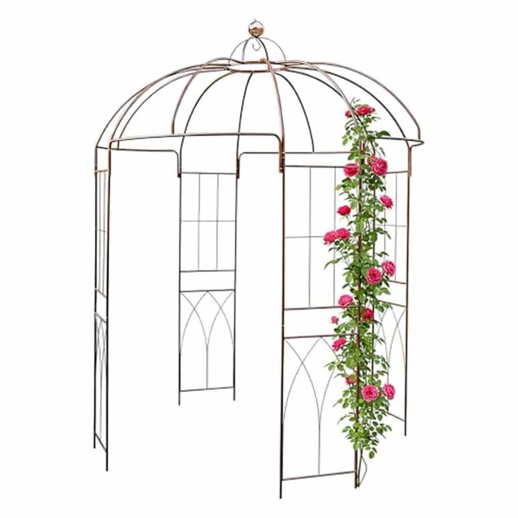 Avis sur la tonnelle à roses en métal Treillis 270x200 cm