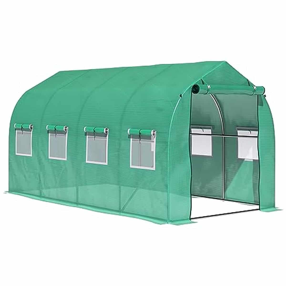 Test de la serre tunnel Outsunny 4x2x2 m pour jardin