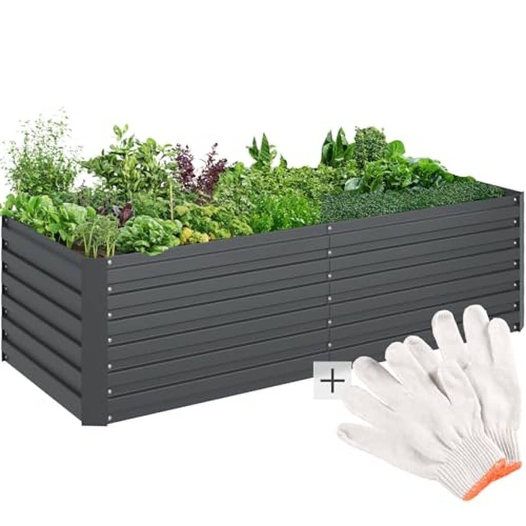 Test du lit de jardin TecTake® : potager surélevé en acier galvanisé