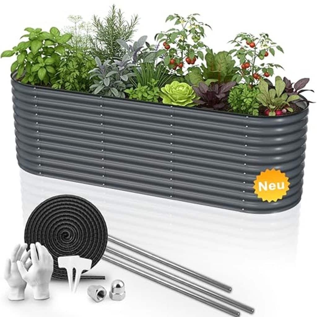 Test du potager surélevé Hofgarten XL 260x80x78 cm