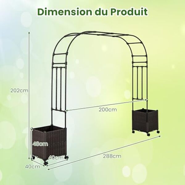 Découvrez notre avis détaillé sur l'arche de jardin Goplus : caractéristiques, avantages et utilisation optimale dans votre espace extérieur
