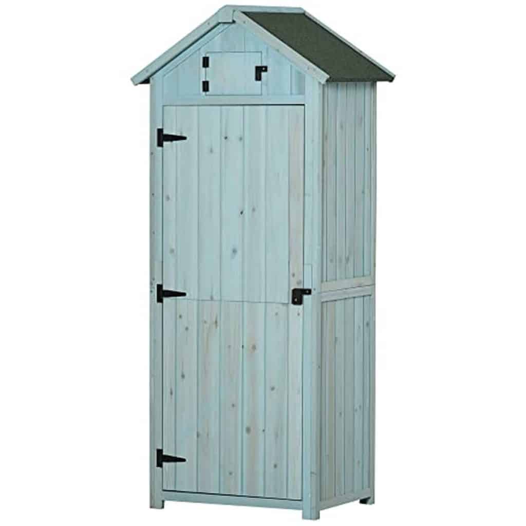 Test armoire de jardin Outsunny en bois 3 étagères