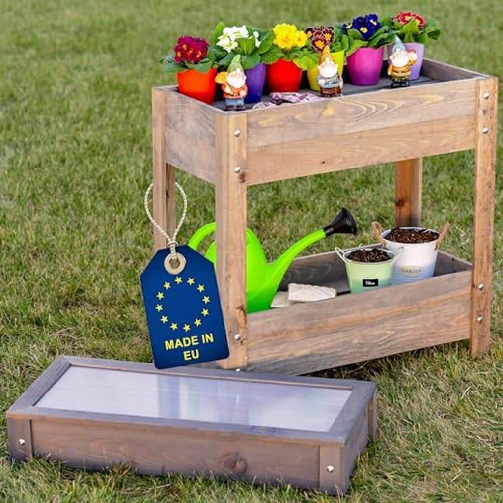 Test : carré potager surélevé ITA avec mini serre