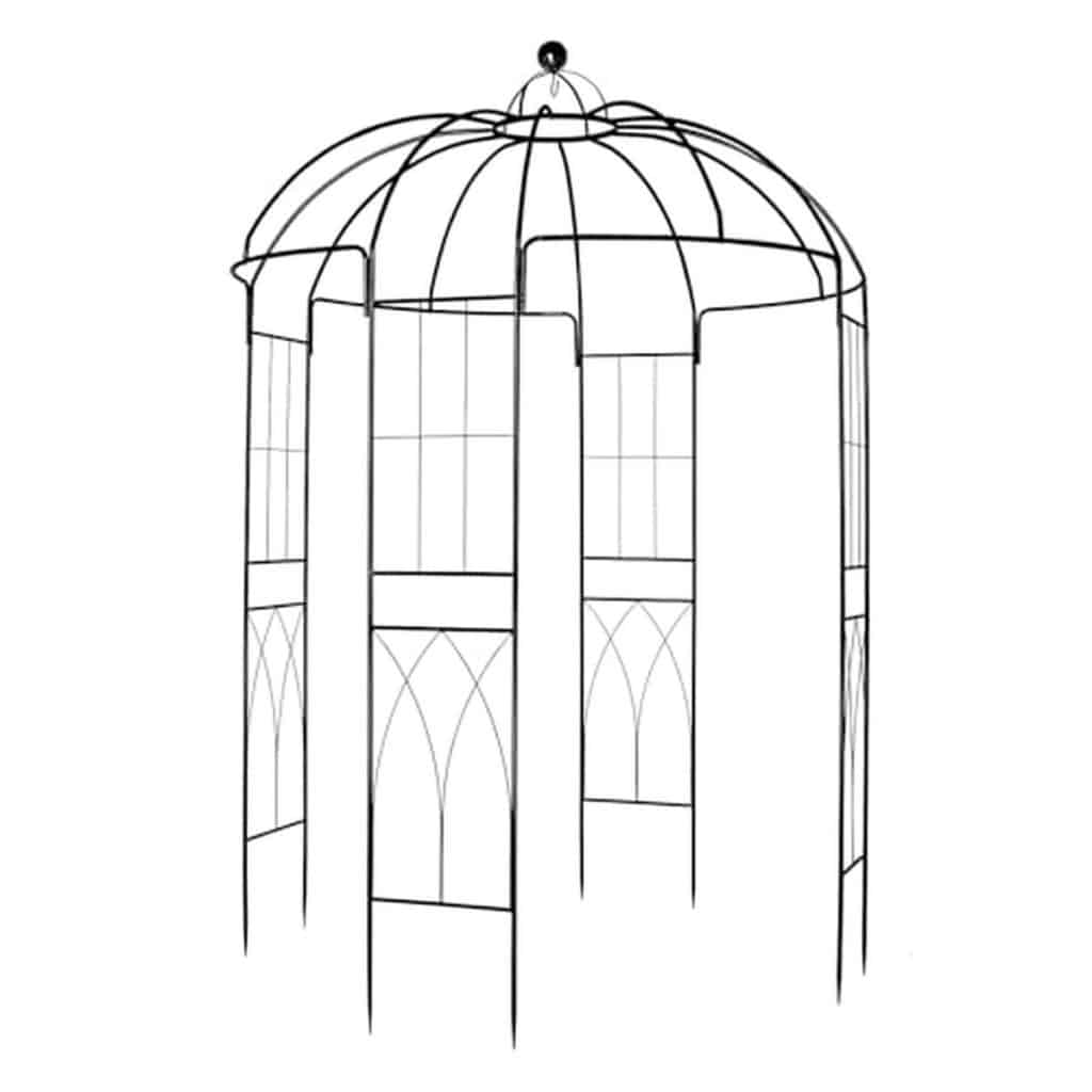 Test de l'arche de jardin en métal LEADZM : style français pour plantes grimpantes