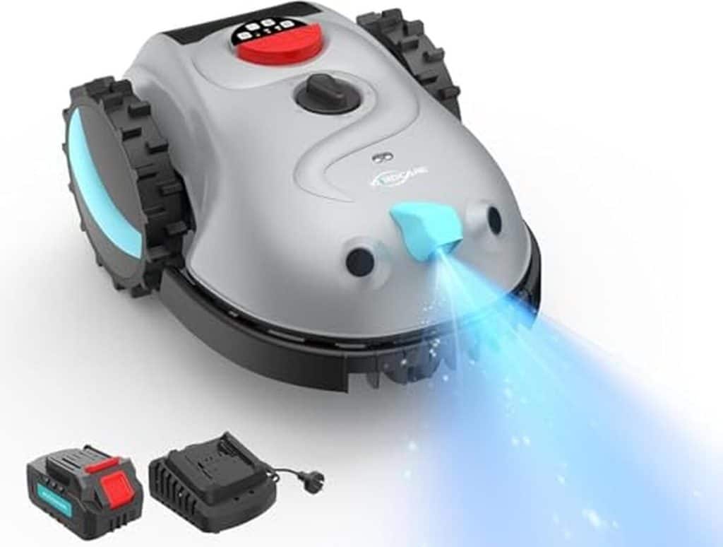 Test du robot tondeuse Yardcare V100 avec navigation visuelle