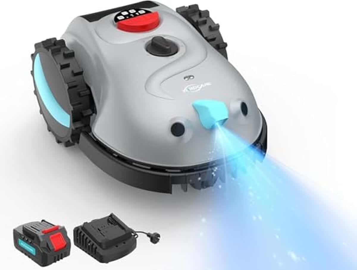 Test du robot tondeuse Yardcare V100 avec navigation visuelle