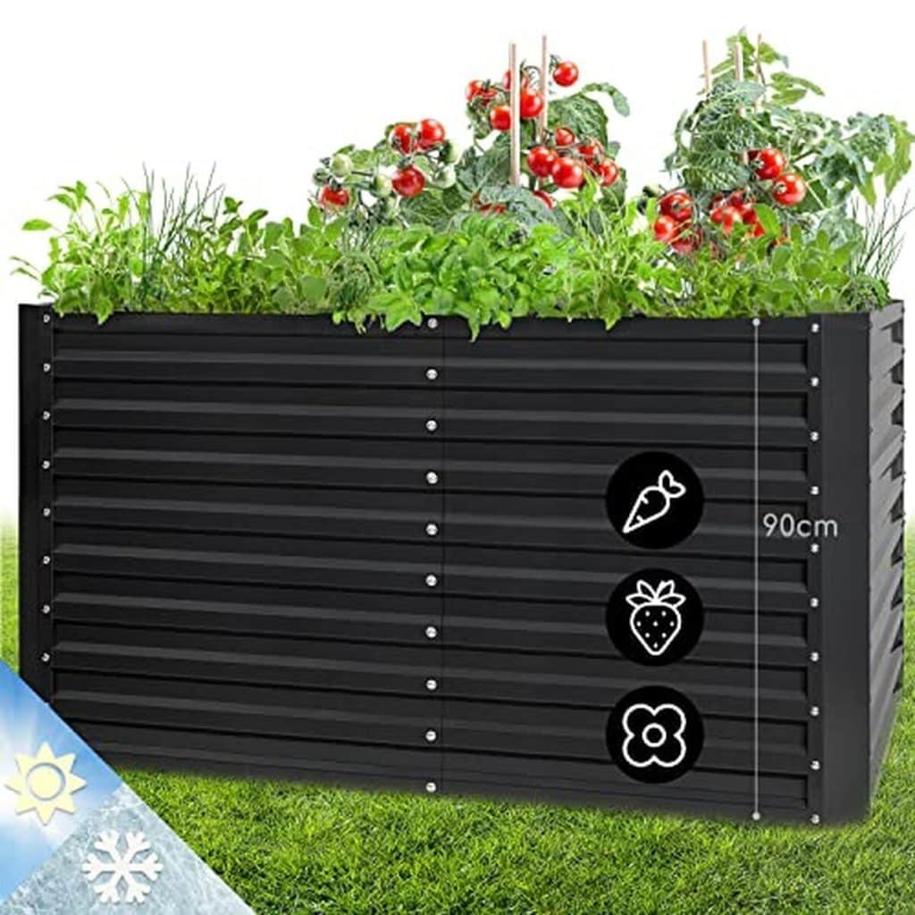 Test : jardinière surélevée blumfeldt High Grow Straight en acier antirouille