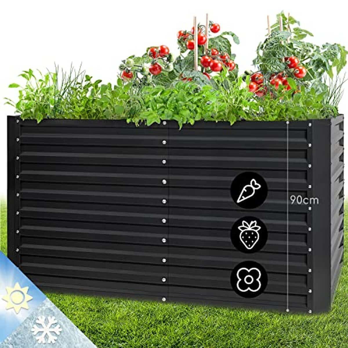 Test : jardinière surélevée blumfeldt High Grow Straight en acier antirouille