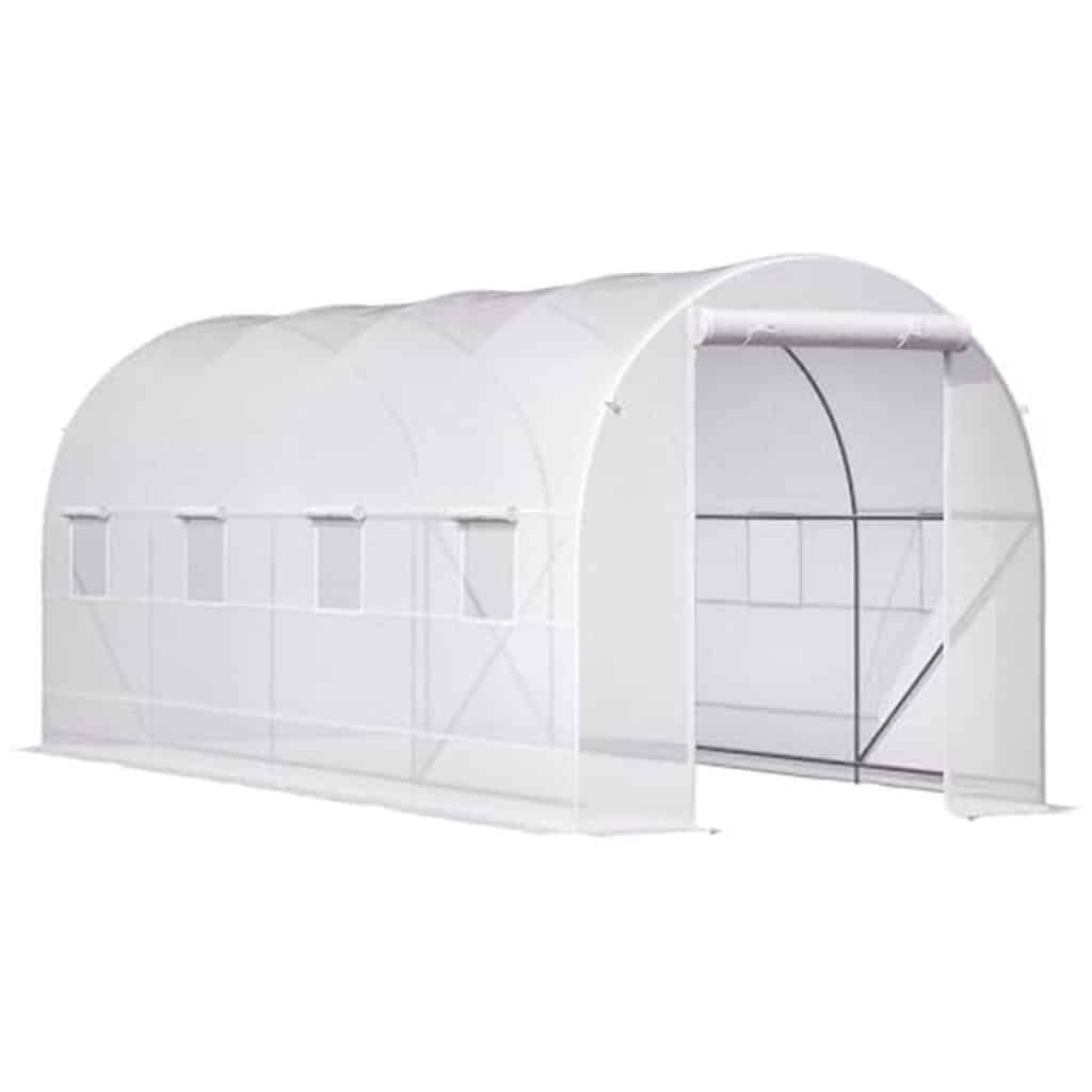Test : serre tunnel Outsunny 5 x 2 m, idéale pour vos plantes