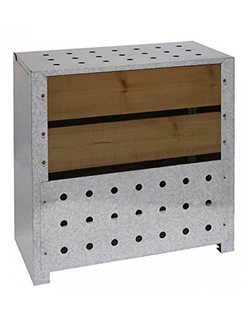 Test : silo à compost acier et bois 200L