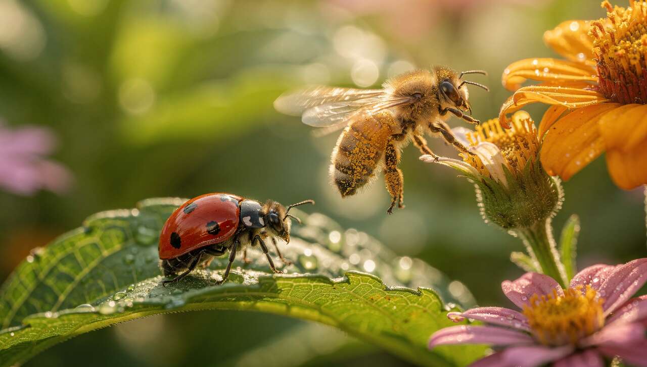 Insectes auxiliaires : amis des jardins
