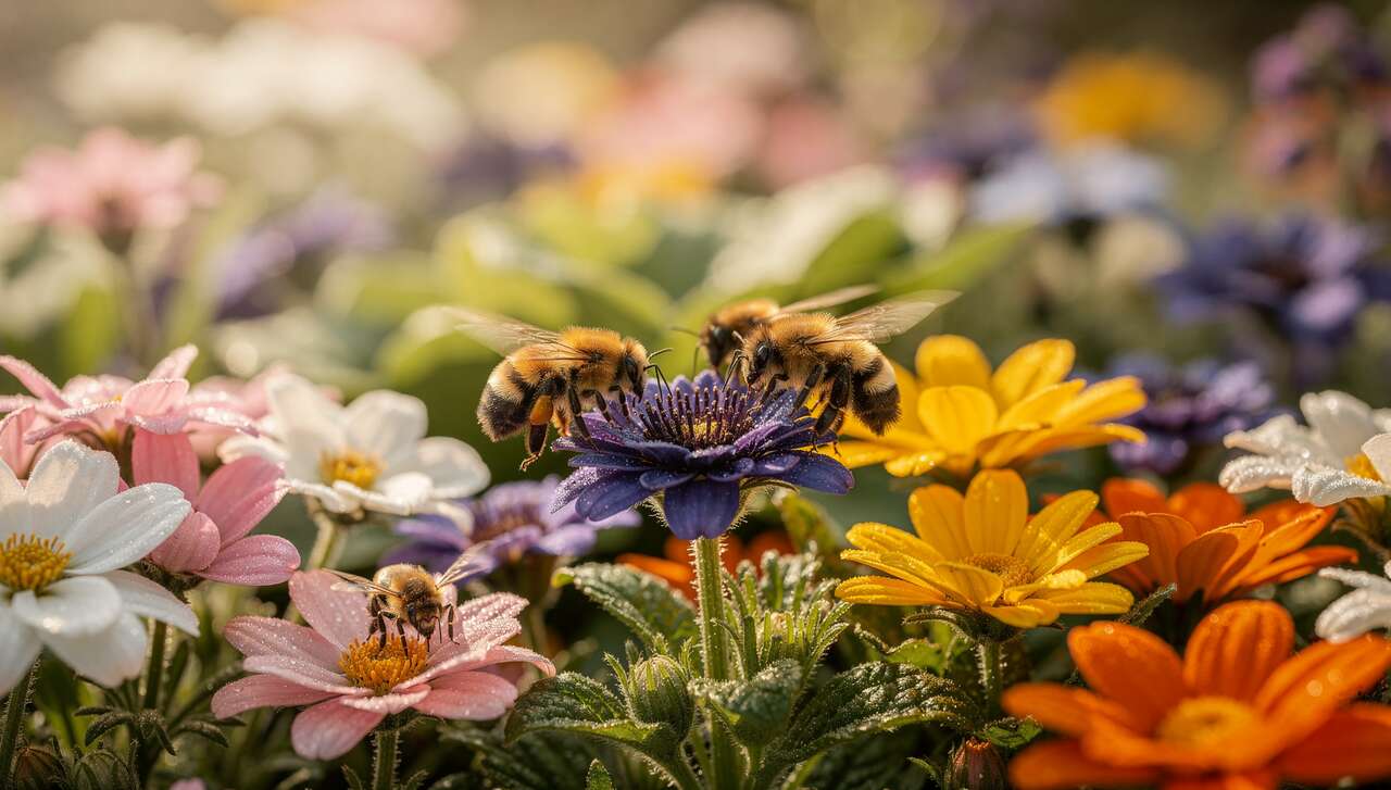 Accueillir les abeilles et bourdons