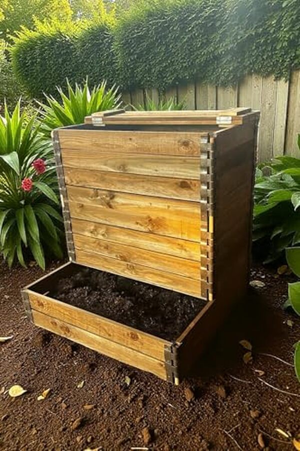 Découvrez notre évaluation complète du composteur en bois Douglas 600L marron : efficacité, qualité et avis d'utilisation pour un compostage réussi chez vous.