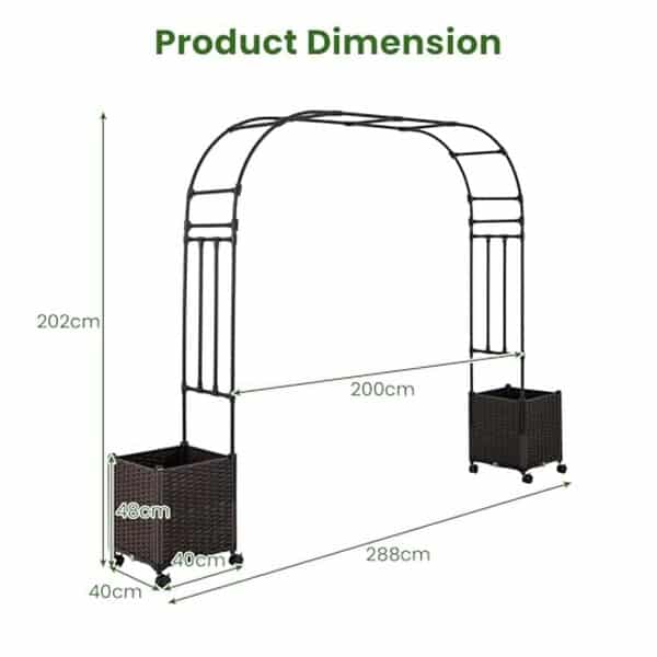 Découvrez notre analyse détaillée de l'arc de jardin Homasis : une tonnelle innovante avec fonction d'auto-irrigation qui allie style et fonctionnalité pour embellir vos espaces extérieurs