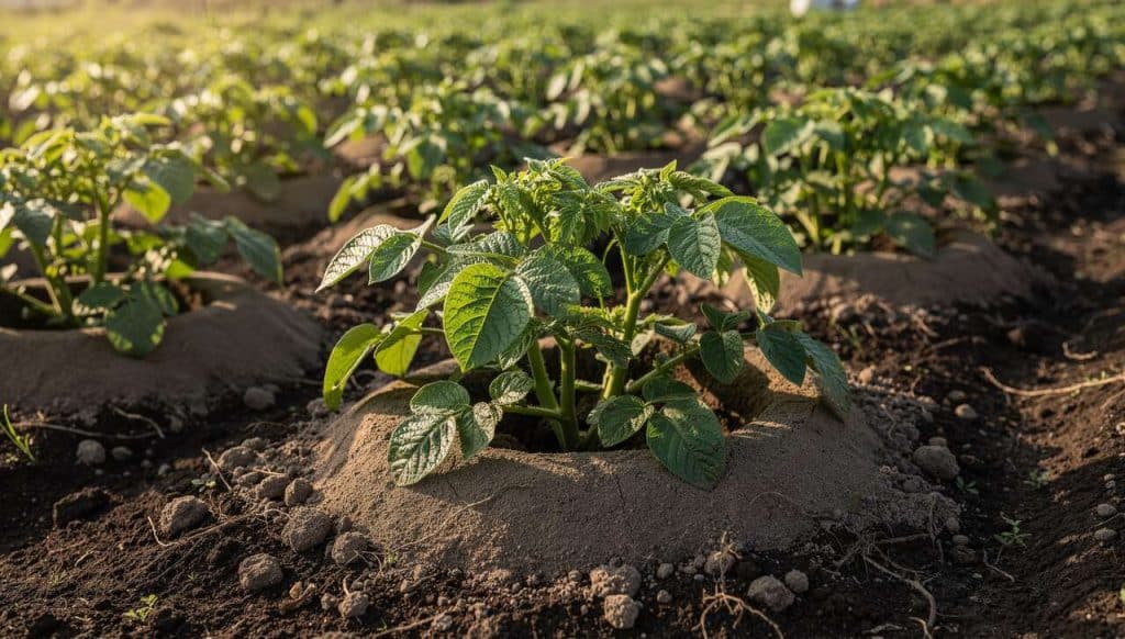 Comment butter les pommes de terre au jardin ?
