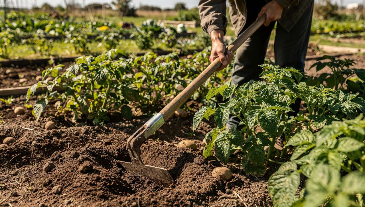 Le buttage à la binette : technique et conseils
