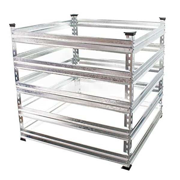 Découvrez le composteur WilTec 1300 L : bac en métal idéal pour enrichir votre jardin. Transformez vos déchets en compost fertile et écologique dès maintenant  !