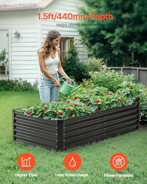 Découvrez notre avis détaillé sur la jardinière surélevée VEVOR en métal galvanisé : caractéristiques, avantages et performance pour votre jardin. 