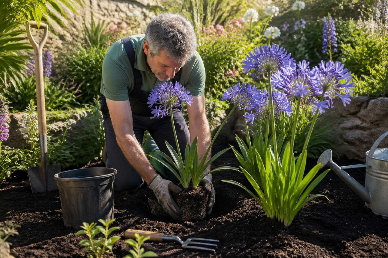 Comment planter l'agapanthe en pleine terre ou en pot