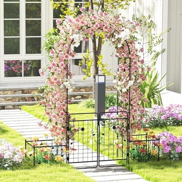 Découvrez notre test détaillé de l'arche de jardin ronde HOMASIS en métal. Caractéristiques, avantages et avis sur ce modèle avec porte et pots latéraux. 